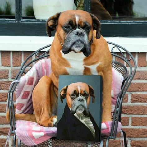 Gentleman op Canvas