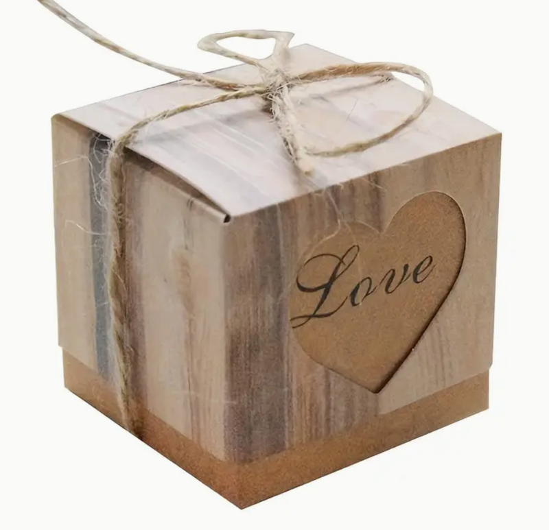 Heart bath bomb gift box