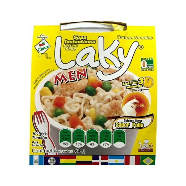 Sopa Instantanea Pollo Laky Men