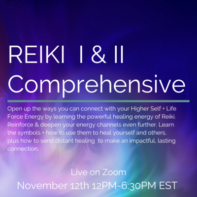 Reiki I & II Comprehensive Nov 12