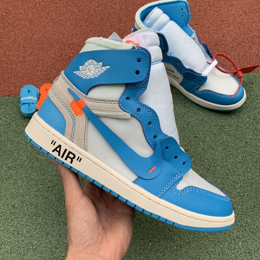 air jordan 1 retro high off white university blue