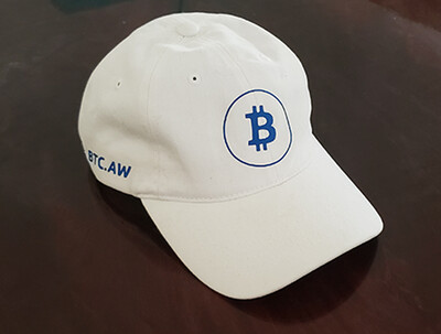 Bitcoin Baseball Cap - White