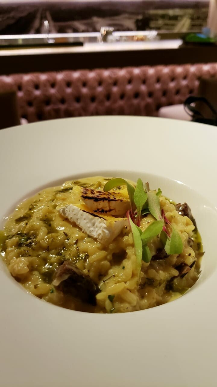 RISOTO COM MIGNON E BRIE