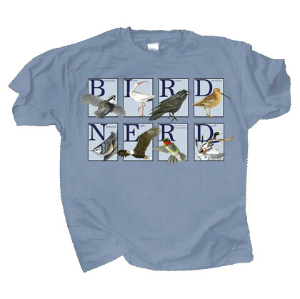 760 Bird Nerd Adult T