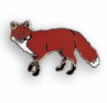 PM32 Red Fox Pin