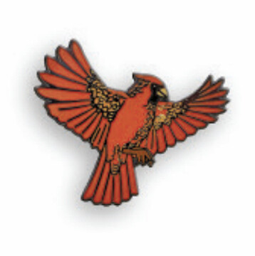 PB17 Northern Cardinal Pin