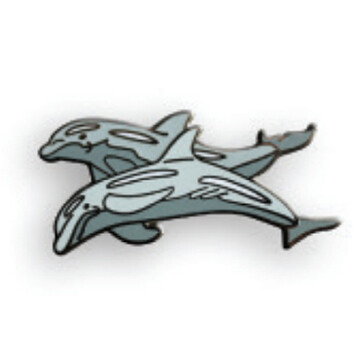 PW08 Bottlenose Dolphin Pin