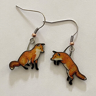 J-545 Red Fox earrings