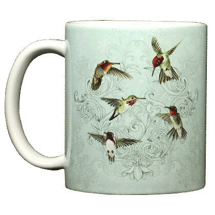 616 Hummingbird Lace Mug