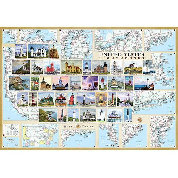 U.S. Lighthouses Map and Guide