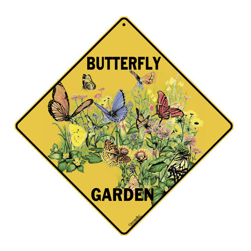 x252 Butterfly Garden Yellow
