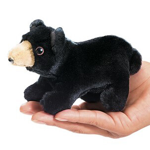 2641 Black Bear F puppet