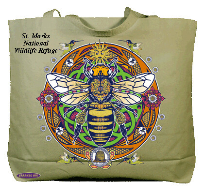 704 Honey Bee Hex tote