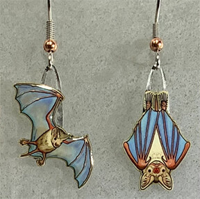 J-517 Free-tailed Bat earrings