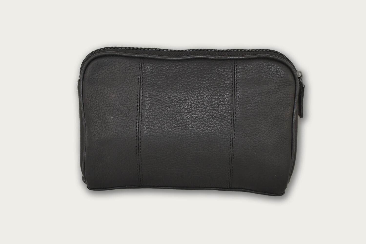 Black Leather Cosmetic bag / Utility Bag  COS-801