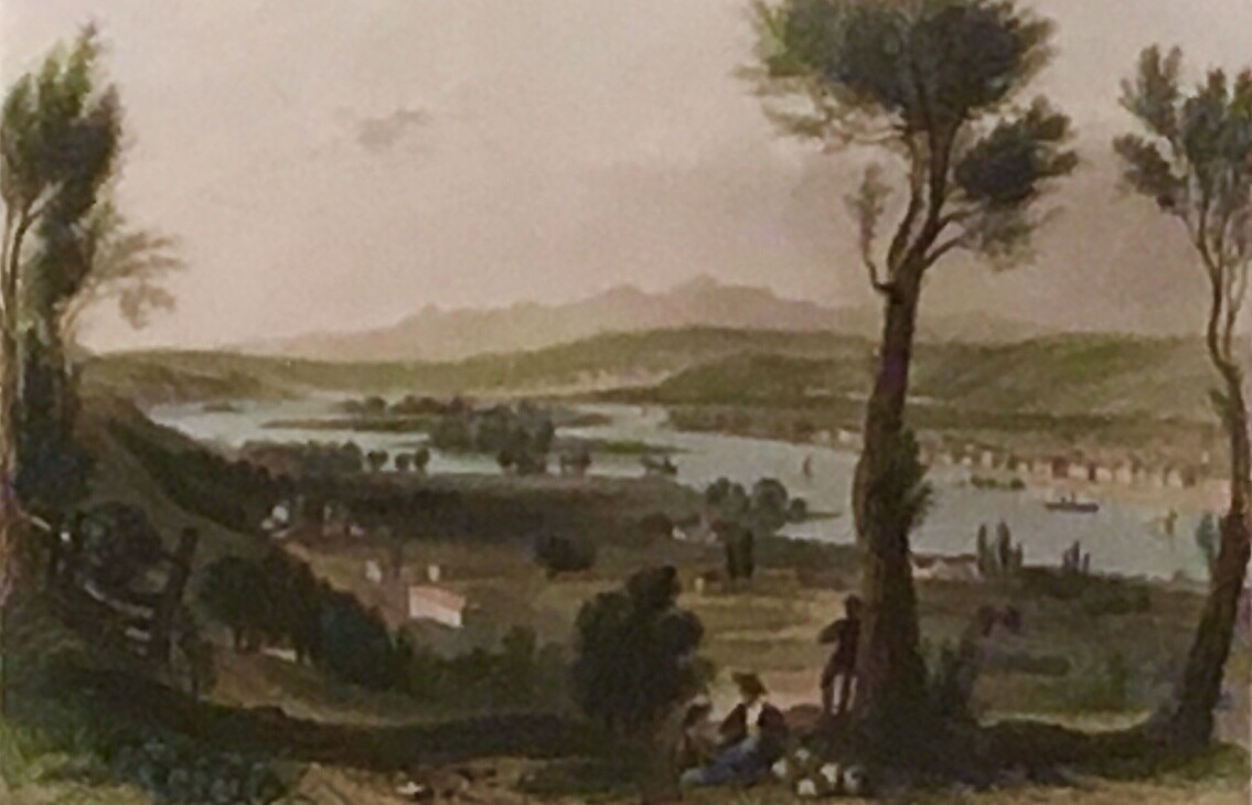 "View from Mt. Ida, Troy N.Y." by Wm. Bartlett