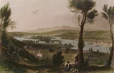 "View from Mt. Ida, Troy N.Y." by Wm. Bartlett