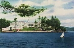 "The Sagamore", Lake George by Loren Blackburn