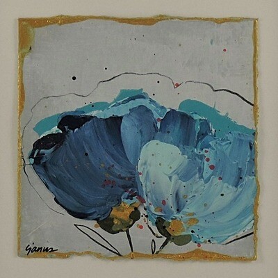 "Floral Study in Blue" by Carlyn Janus