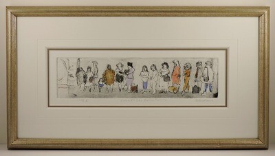 "The Line to the Ladies Room" by Helen Frank