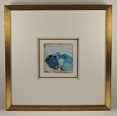 "Floral Study in Blue" by Carlyn Janus
