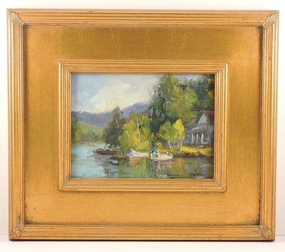 "Evening Light, Lake Flower (Saranac), by Marilyn Fairman