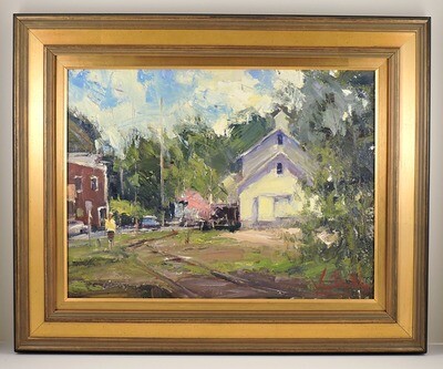 "Tracks and Depot" by George VanHook