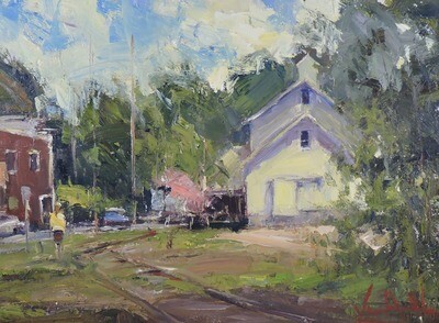 "Tracks and Depot" by George VanHook