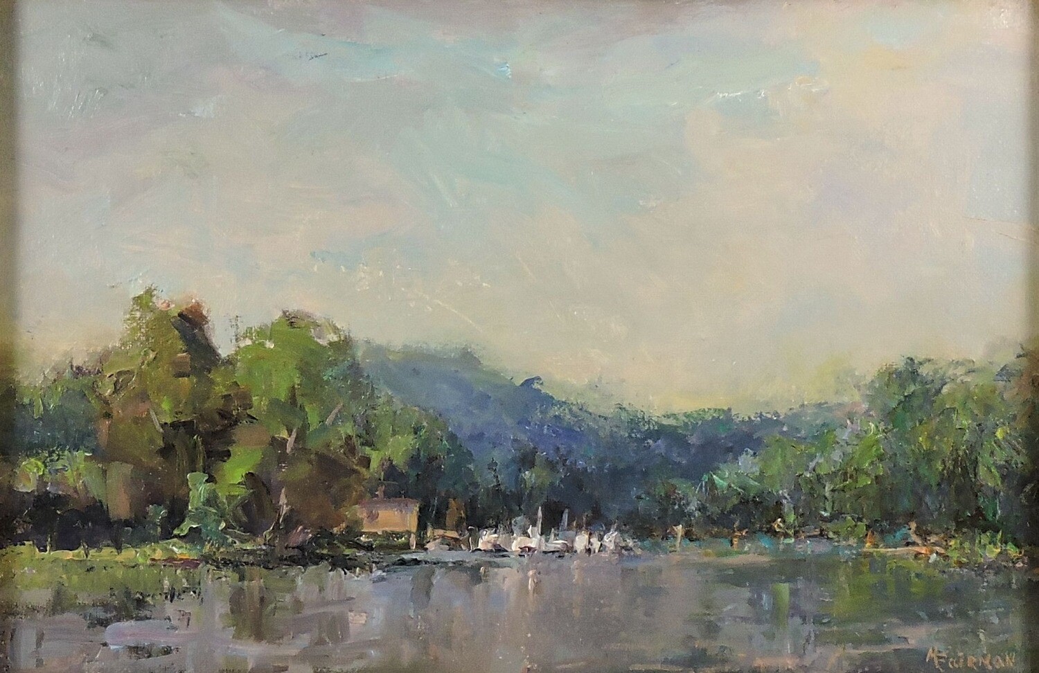 "Hudson River View" by Marilyn Fairman