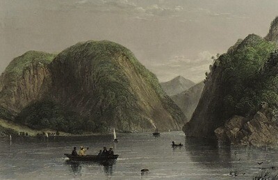 "Roger's Slide, Lake George circa 1885"