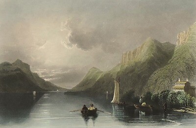 "Sabbath Day Point, Lake George circa 1885"