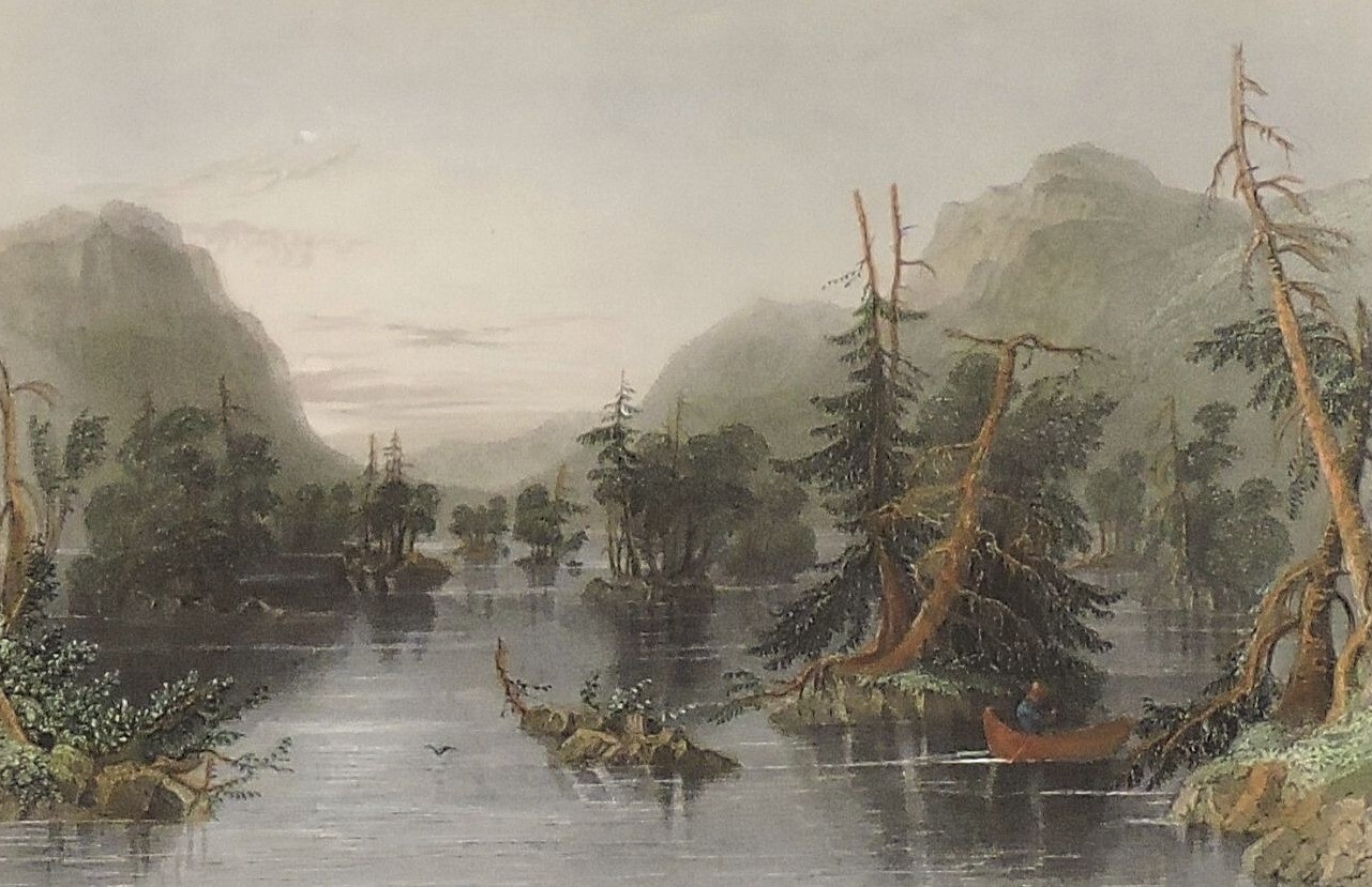 "Scenes Among the Highlands, Lake George circa 1885"