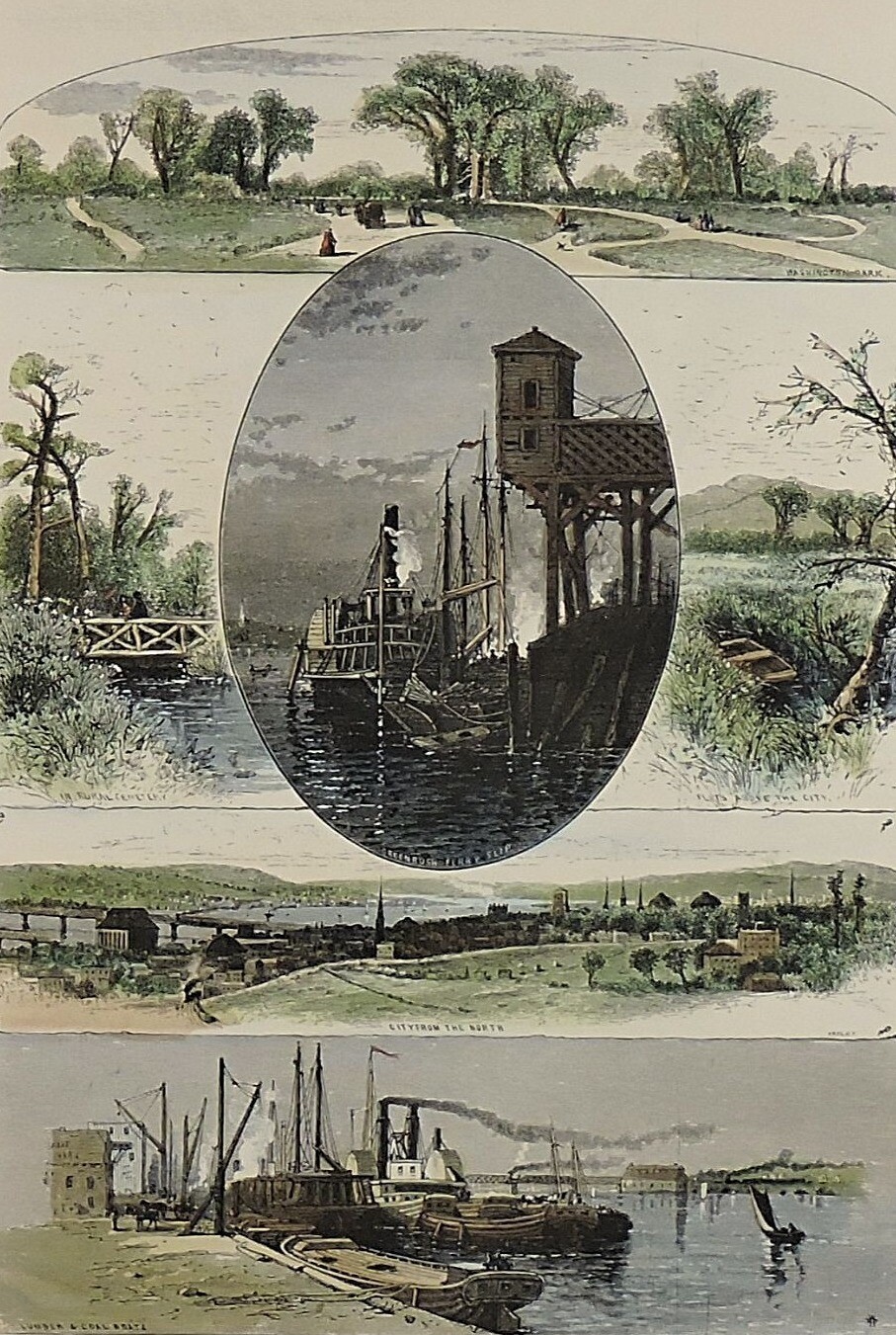"Scenes Around Albany circa 1885"