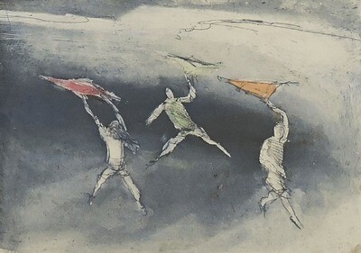 "Kite Runners" by Helen Frank