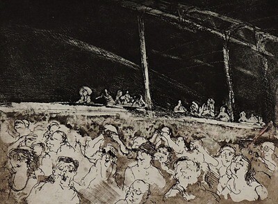 "Finish Line at the Track"by Helen Frank