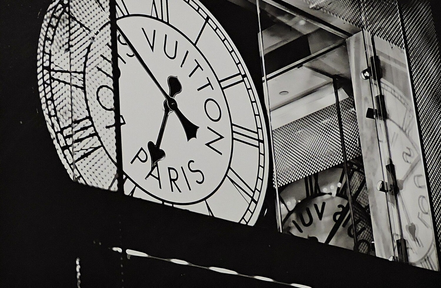 "Vuitton Clock, Paris" by Katherine Wardle