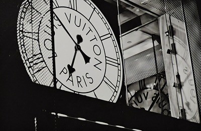 "Vuitton Clock, Paris" by Katherine Wardle