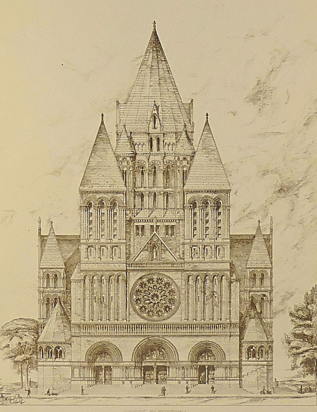 "All Saints Cathedral, Albany 1855"