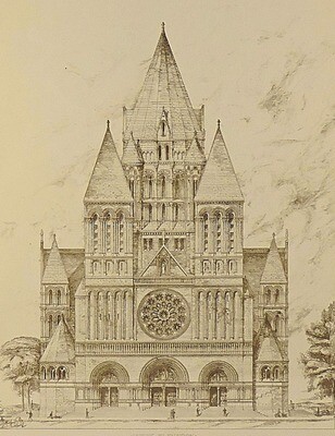"All Saints Cathedral, Albany 1855"