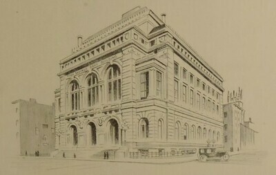 "Troy Savings Bank and Music Hall" circa 1925