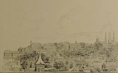 "View of Troy's RPI" circa 1925