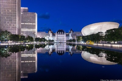 "Empire State Plaza Pool" by Ben Moore