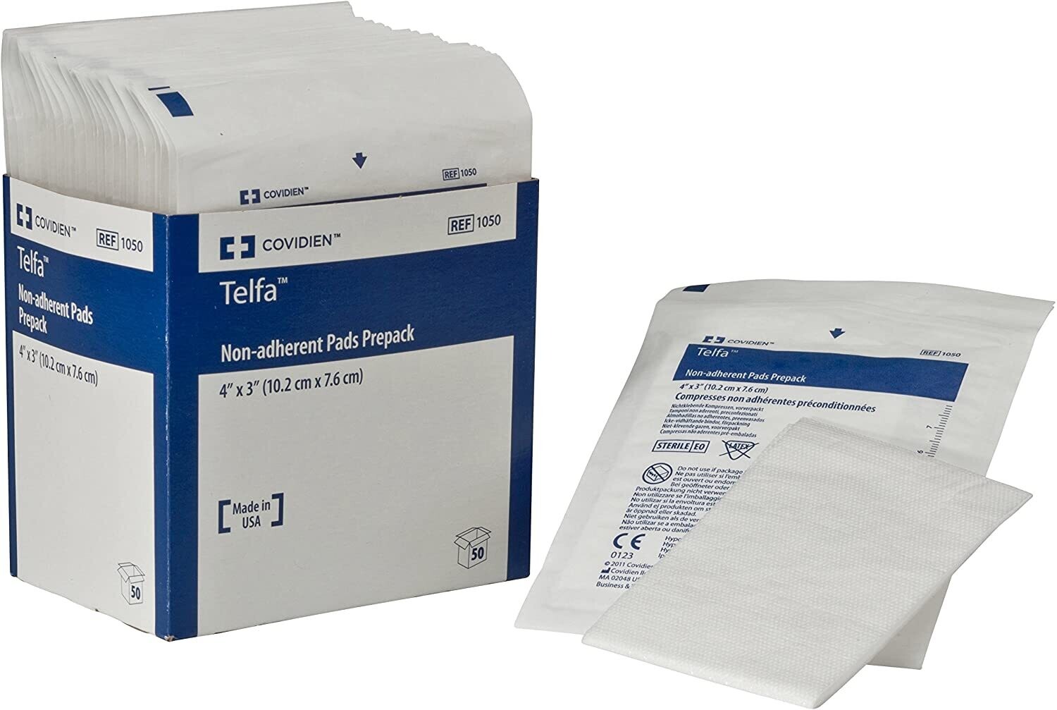 4"x 3" Telfa Non Adherent Gauze Pad Sterile REF 1050