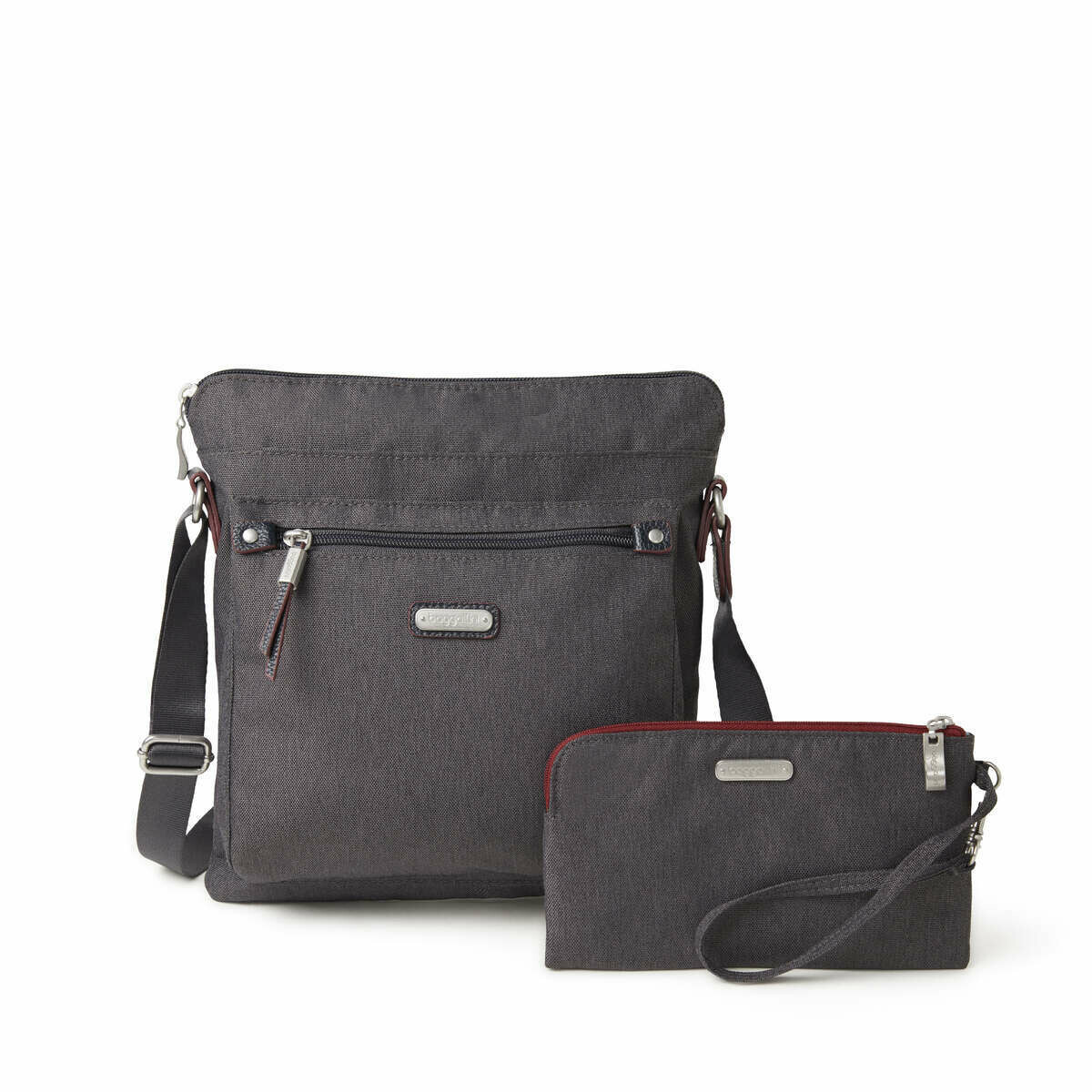 baggallini go bagg with rfid phone wristlet