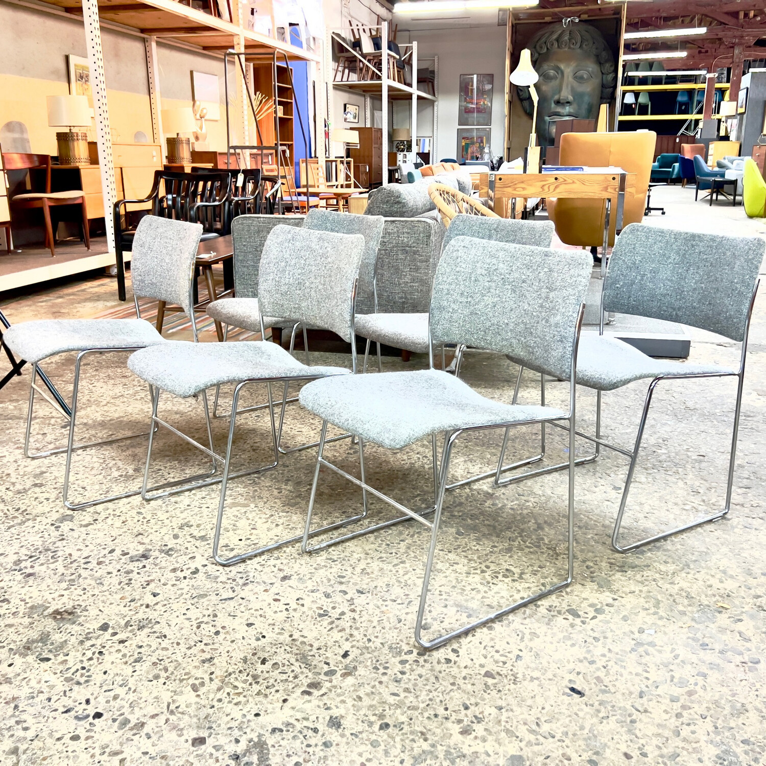GF Furniture Systems 40/4 Stacking Chairs