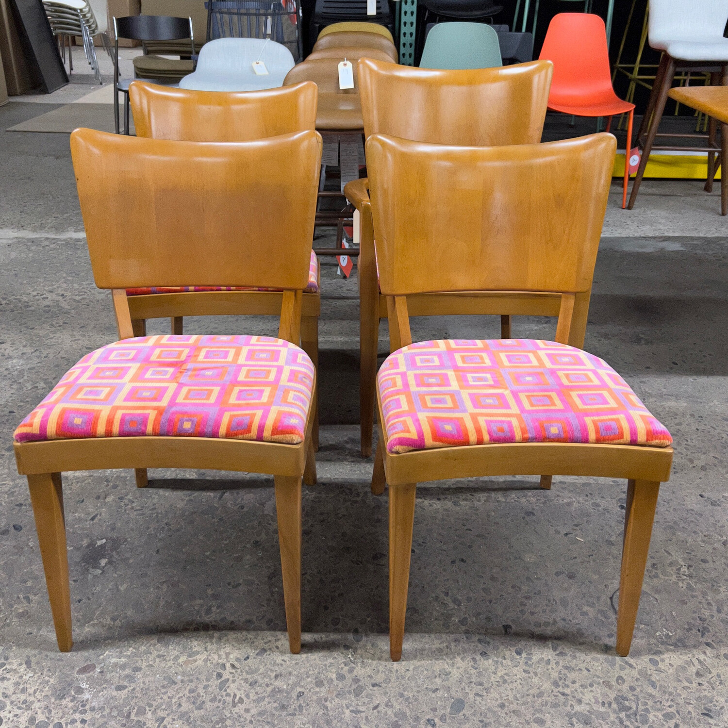 Set of 4 Heywood Wakefield Dining Chairs