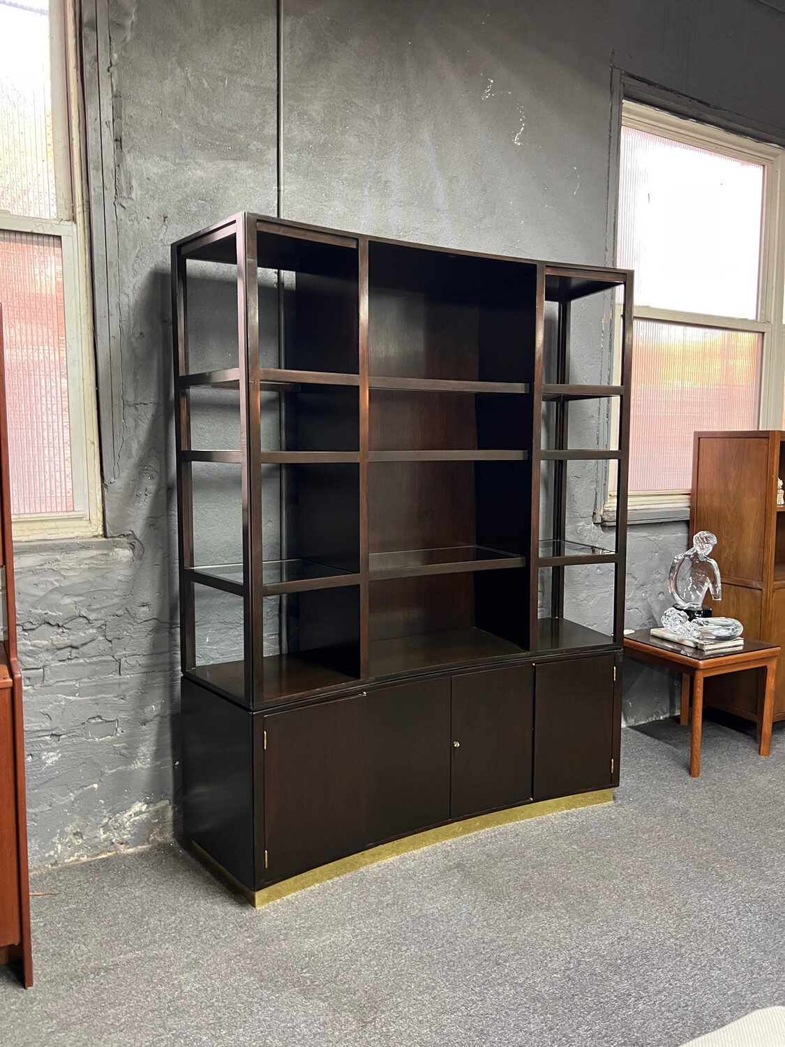 Ed Wormley for Dunbar Walnut Wall Unit