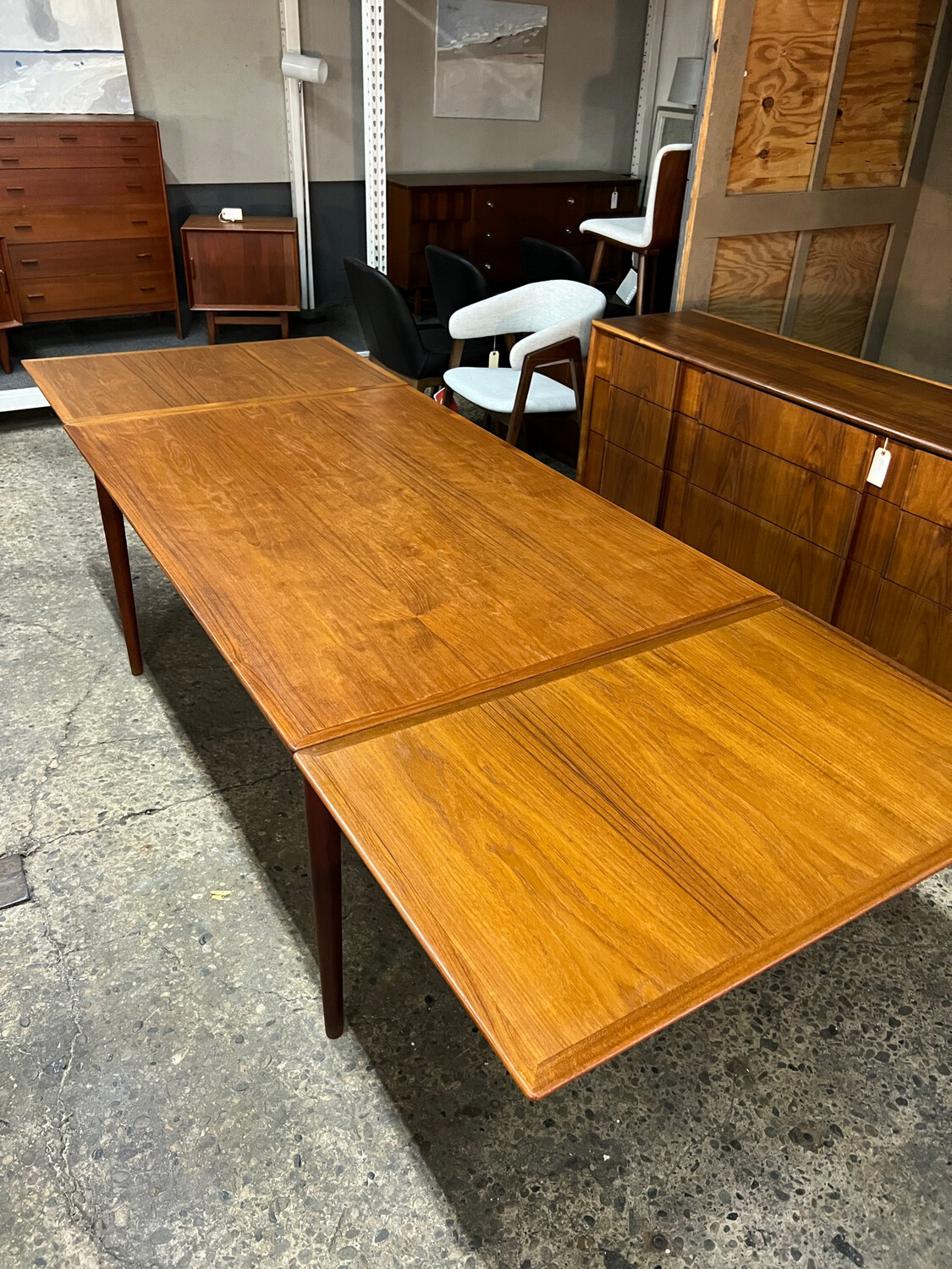 Danish Teak Extension Dining Table