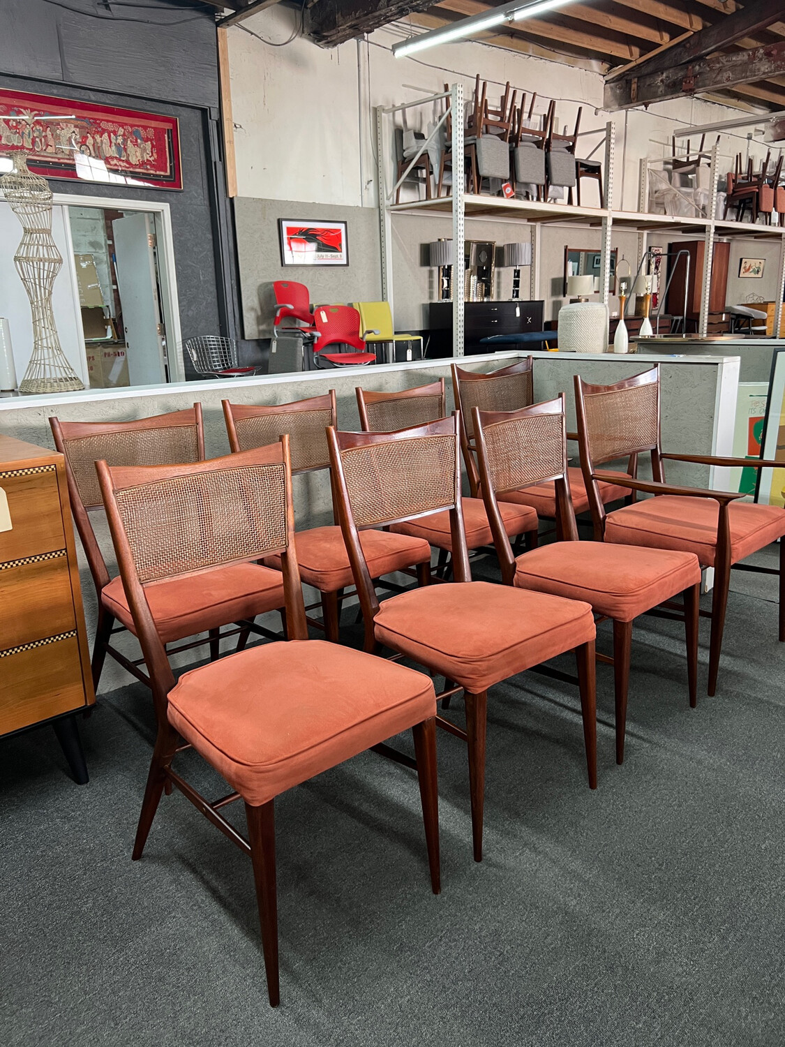 Set of 8 Paul McCobb Dining Chairs