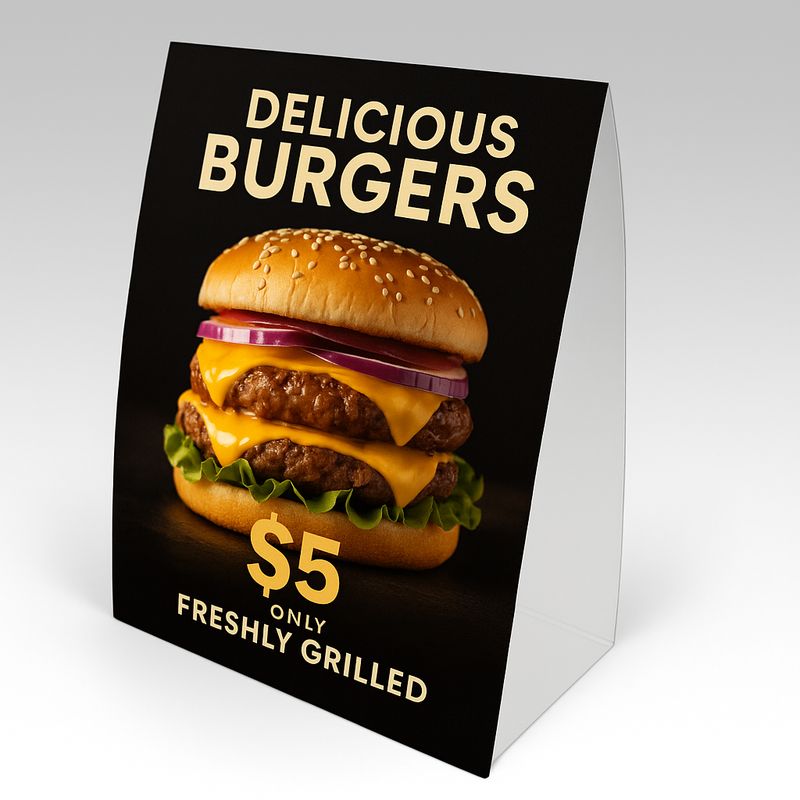 4 4" x 6" Table Tents